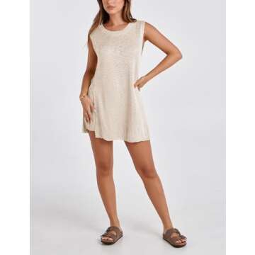 SeekMe Summer Knit Sweater Set for Stylish Beach Days