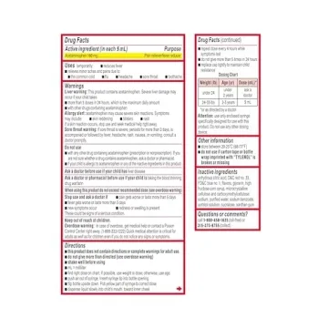 Tylenol Infants' Pain Relief Acetaminophen Grape 1 oz