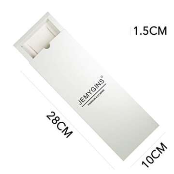 Elegant JEMYGINS Burgundy Necktie Set for Men