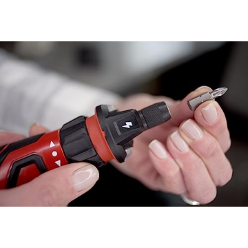SKIL 4V Cordless Screwdriver with 9 Bits - Red
