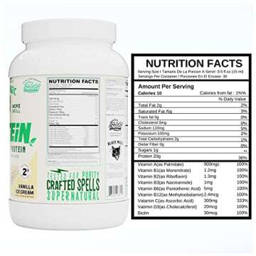 Worldwide Nutrition Bundle: Black Magic Multi-Source Protein Whey, Egg & Casein Complex with Enzymes...