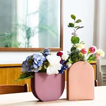 Vibrant Violet Ceramic Vase for Modern Home Decor