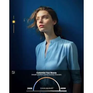 10.5" Ring Light with Stand and Phone Holder - 72" Tripod for iPhone with Light, Professional Led Ringlight for Video Recording/Make up/Streaming, Full Screen Light Ring for YouTube, Tiktok (Black)