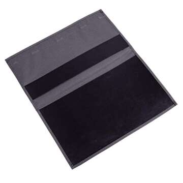 Zafit Bedside Storage Organizer, Table Cabinet Bedside Organizer Caddy for Remotes Phone Glasses (Classic 4 Pockets-Grey)