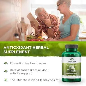 Swanson Milk Thistle - Natural Liver Support Supplement