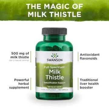 Swanson Milk Thistle - Natural Liver Support Supplement