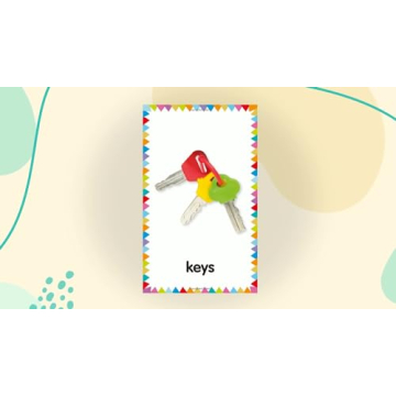 My First Touch and Feel Language Picture Cards for Toddlers