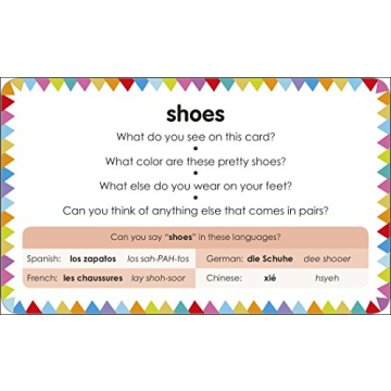 My First Touch and Feel Language Picture Cards for Toddlers