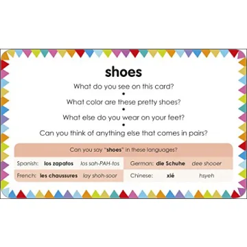 My First Touch and Feel Language Picture Cards for Toddlers