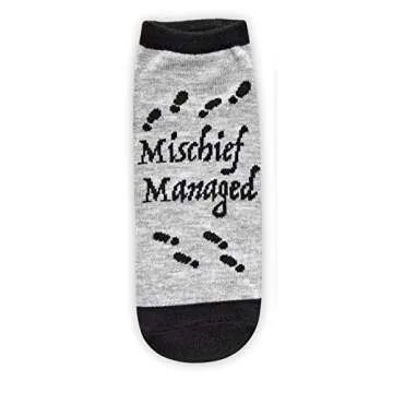 Hyp Harry Potter Deathly Hallows I Solemnly Swear 5 Pack Ankle Socks