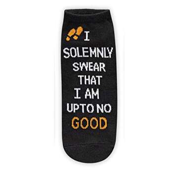 Hyp Harry Potter Deathly Hallows I Solemnly Swear 5 Pack Ankle Socks