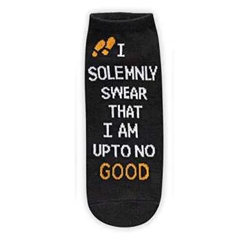 Hyp Harry Potter Deathly Hallows I Solemnly Swear 5 Pack Ankle Socks