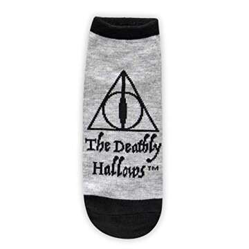 Hyp Harry Potter Deathly Hallows I Solemnly Swear 5 Pack Ankle Socks