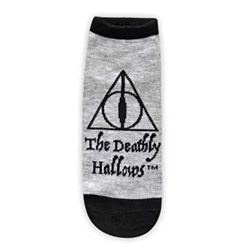 Hyp Harry Potter Deathly Hallows I Solemnly Swear 5 Pack Ankle Socks