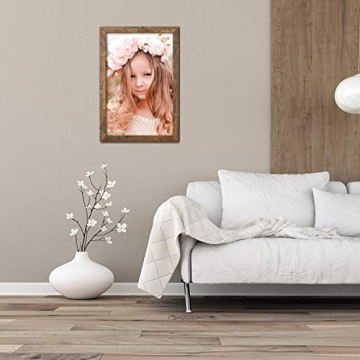 Capcillin 12x18 Rustic Picture Frame for Stylish Decor