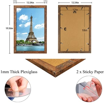 Capcillin 12x18 Rustic Picture Frame for Stylish Decor