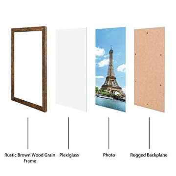 Capcillin 12x18 Rustic Picture Frame for Stylish Decor