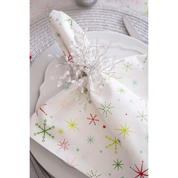 DII Elegant Silver Napkin Rings for Every Celebration