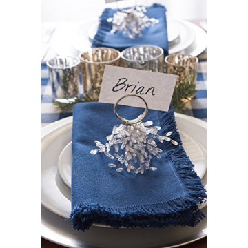 DII Elegant Silver Napkin Rings for Every Celebration