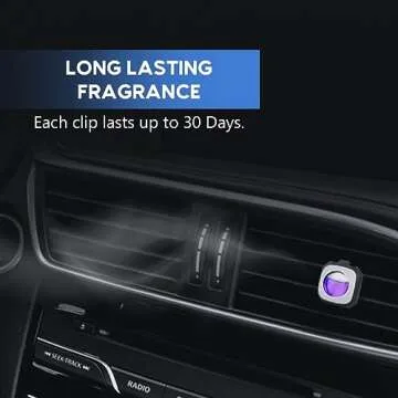 Air Jungles Lavender Car Freshener Clip - Long Lasting 180 Days
