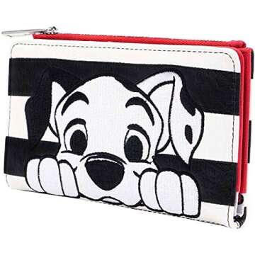 Loungefly Disney 101 Dalmatians Striped Faux Leather Wallet