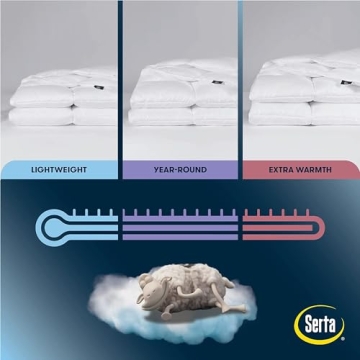 SERTA All Season Down Alternative Comforter for Comfort