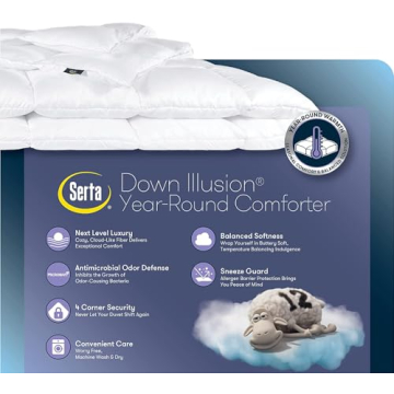 SERTA All Season Down Alternative Comforter for Comfort