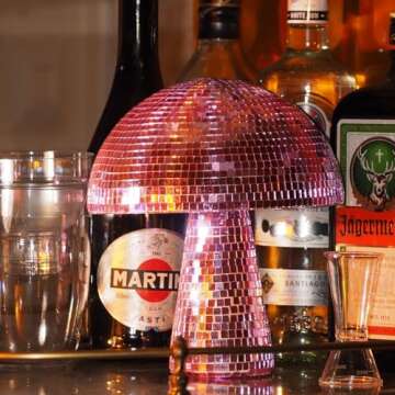Yeehlmer Creative Mushroom Disco Ball for Parties and Decor