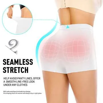 Seamless Shaping Boyshorts with Tummy Control for Women