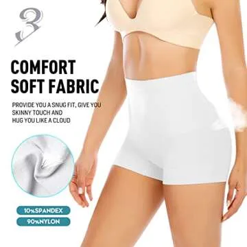 Seamless Shaping Boyshorts with Tummy Control for Women