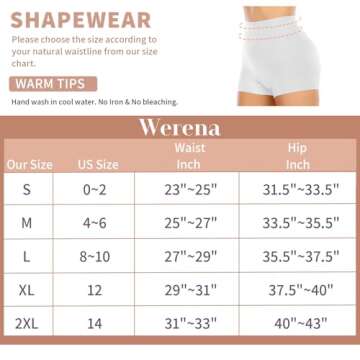 Seamless Shaping Boyshorts Panties for Women Tummy Control Shapewear Under Dress Slip Shorts Underwear (Basic White-3,S)