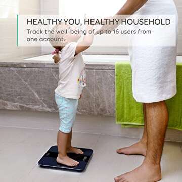 eufy, Smart Scale with Bluetooth, Body Fat Scale, Wireless Digital Bathroom Scale, 12 Measurements, Weight/Body Fat/BMI, Fitness Body Composition Analysis, Black/White, lbs/kg/st
