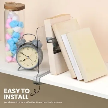 Utopia Home 6 Acrylic Shelf Dividers for Organizing