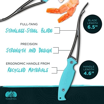Toadfish Shrimp Deveiner Tool for Effortless Seafood Prep