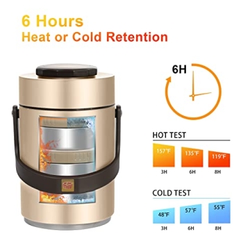 Pawovdeq 67 oz Vacuum Insulated Food Thermos