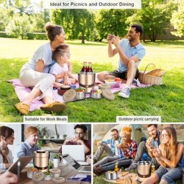 Pawovdeq 67 oz Vacuum Insulated Food Thermos