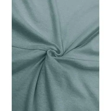 Floral Find Women's Long Sleeve Lapel Half Zip Up Sweatshirt Solid Stylish Loose Fit Casual Pullover Tops Mint Green