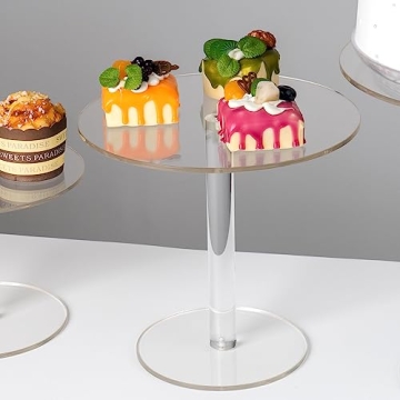 Elegant KVMORZE Acrylic Cake Stand for Every Event