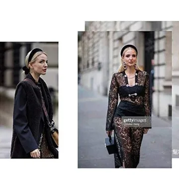 Buy Ivyu Black Velvet Padded Headband for Stylish Comfort