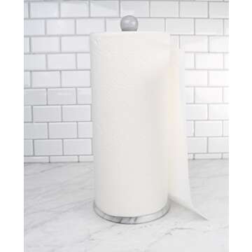 Luxury Marble Countertop Paper Towel Holder - RSVP International Kitchen Collection
