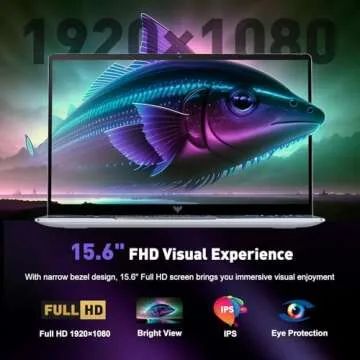 KAIGERR 2025 Laptop, Laptop Computer with Intel Quad-Core Processor(Up to 3.6GHz), 16GB DDR4 512GB SSD, Windows 11 Gaming Laptop, 15.6" IPS 1080P, Metal Shell, USB3.2, Long Battery Life