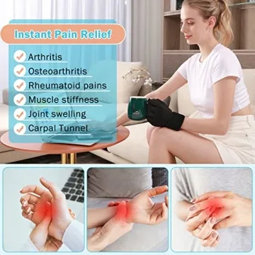 Tolaccea Arthritis Ice Glove for Hand Pain Relief Hot Cold Therapy