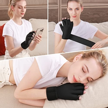 Tolaccea Arthritis Ice Glove for Hand Pain Relief Hot Cold Therapy