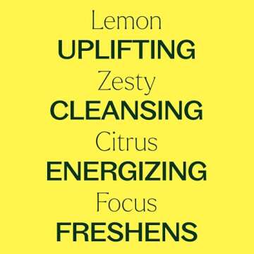Plant Therapy Lemon Essential Oil for Diffusing, 10 mL (1/3 oz) 100% Pure, Undiluted, Natural Aromatherapy, Lemon Oil for Skin & Cleansing, Energizing & Uplifting, Therapeutic Grade