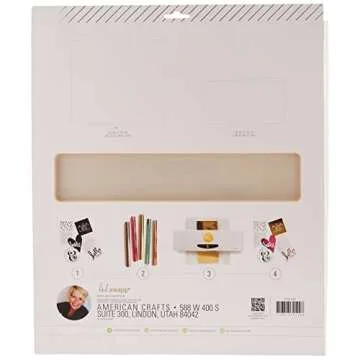 Heidi Swapp, Minc Transfer Folders, 3 Pack, Gold, Card Making Kit, Compatible with Minc Foiling and ...