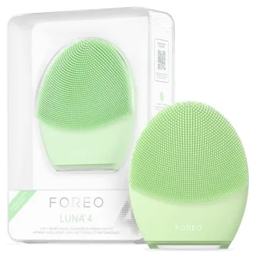 FOREO LUNA 4 Face Cleansing Brush - Firming Face Massager for Anti Aging & Enhanced Absorption of Sk...
