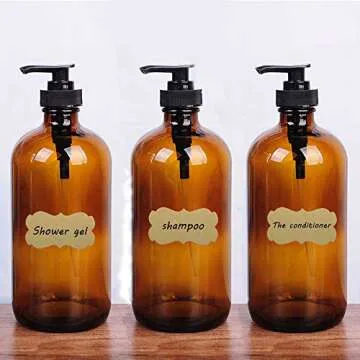 Hybsk 300pcs Kraft Christmas Gift Stickers Natural Blank Jar Canning Labels 1.25 x 2.28 Inch Holiday Present Tags (Natural Kraft Paper)