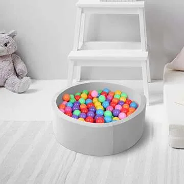 TRENDBOX Small Memory Foam Ball Pit for Toddlers