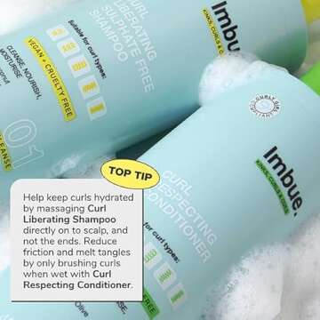 Imbue Shampoo Conditioner Hair Mask Set for Curls