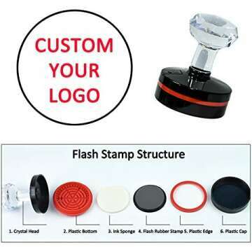 Custom Home Address Stamp with Tree Design